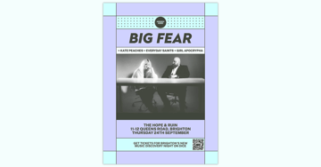 HH Presents: Big Fear + ﻿Kate Peaches ﻿+ Everyday Saints ﻿+ Girl Apocrypha