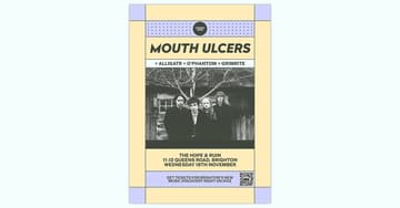 HH Presents: Mouth Ulcers + alligatr + O’Phantom + Grimrite