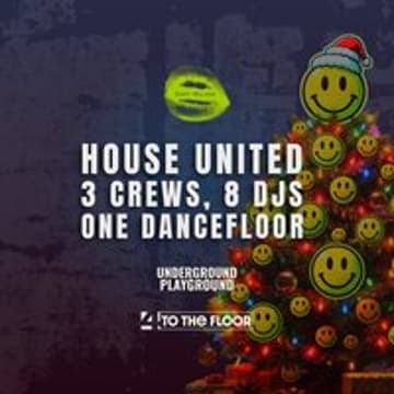 House United - 3 Crews, 8 DJs, 1 Waterbear