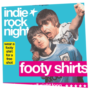 Indie Rock Night ∙ FOOTY SHIRTS