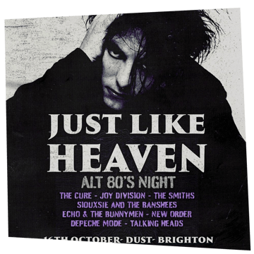 Just Like Heaven: Alt 80s Party (Brighton)