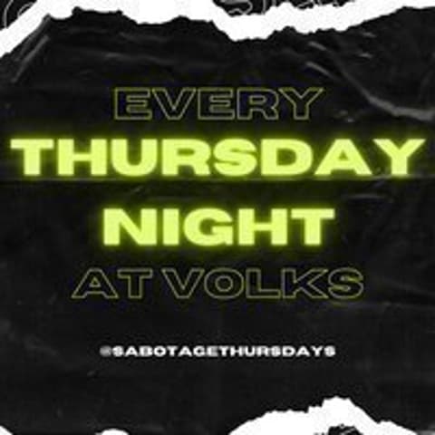 Sabotage Thursdays: On The Beach Afterparty