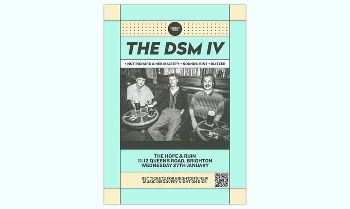 HH: The DSM IV + Not Richard & Her Madjesty + sounds mint + Blitzer