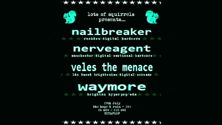Nailbreaker + Nerveagent + Veles The Menace + Waymore