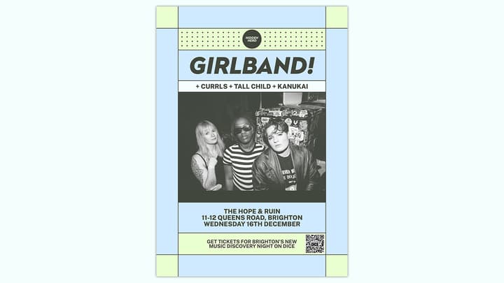 HH Presents: GIRLBAND! + Currls + tall child + Kanukai