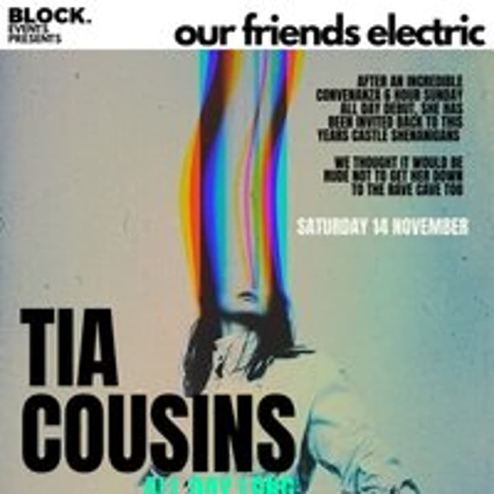 Our friends electric with Tia Cousins
