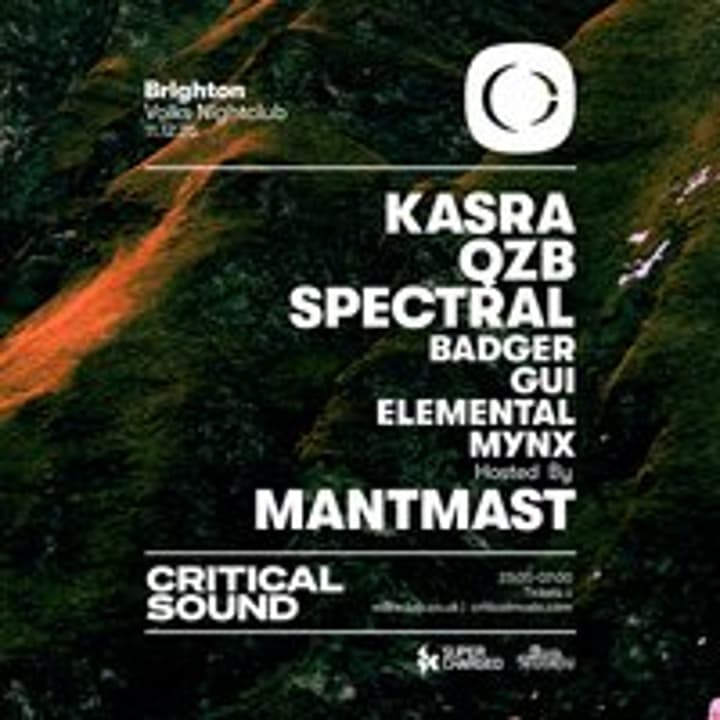 Critical Sound: Kasra, QZB, Spectral