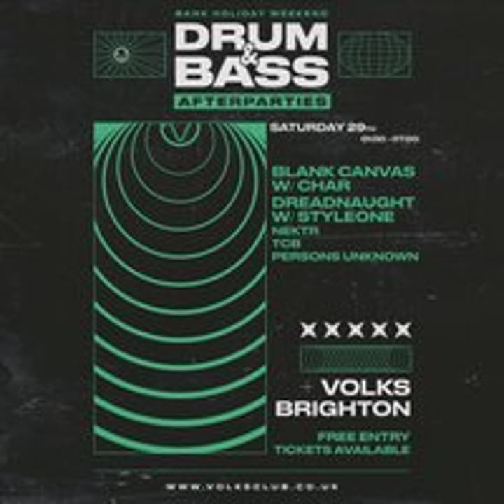 Saturday night - Free Entry DNB Session