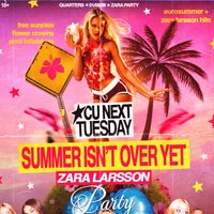 CU Next Tuesday | summer isn't over yet - ZARA LARSSON | 01/09