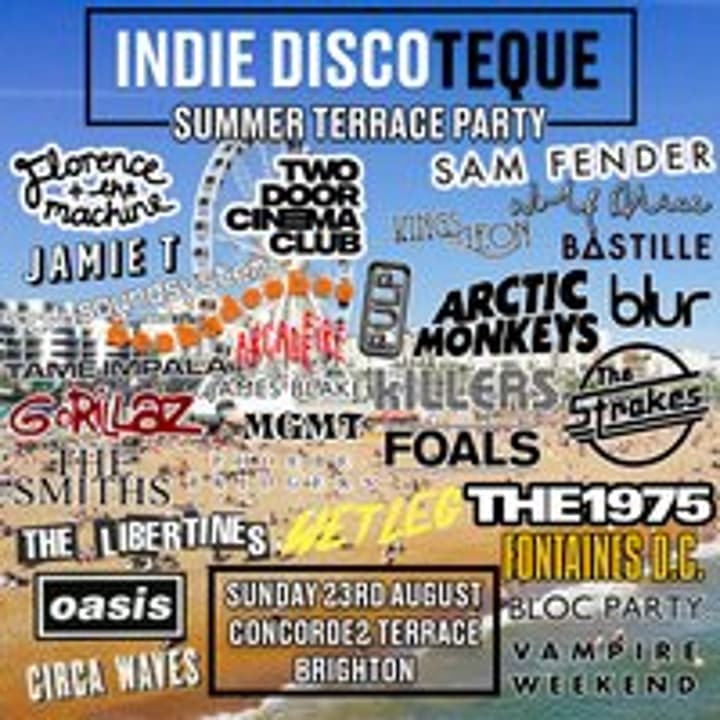 Indie Discoteque Summer Terrace Party (Brighton)