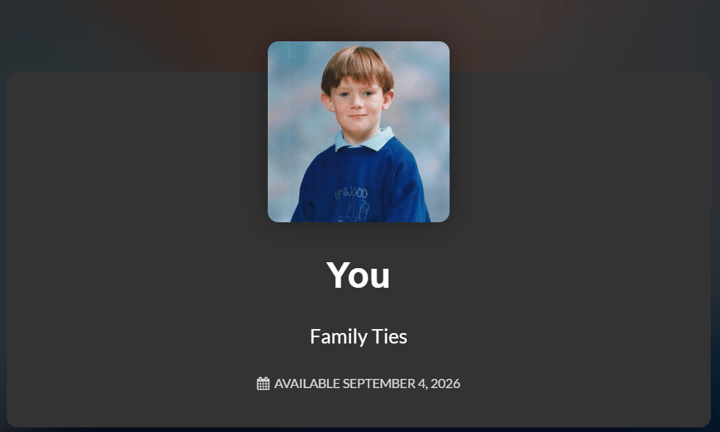 FAMILY TIES - "YOU" RELEASE SHOW