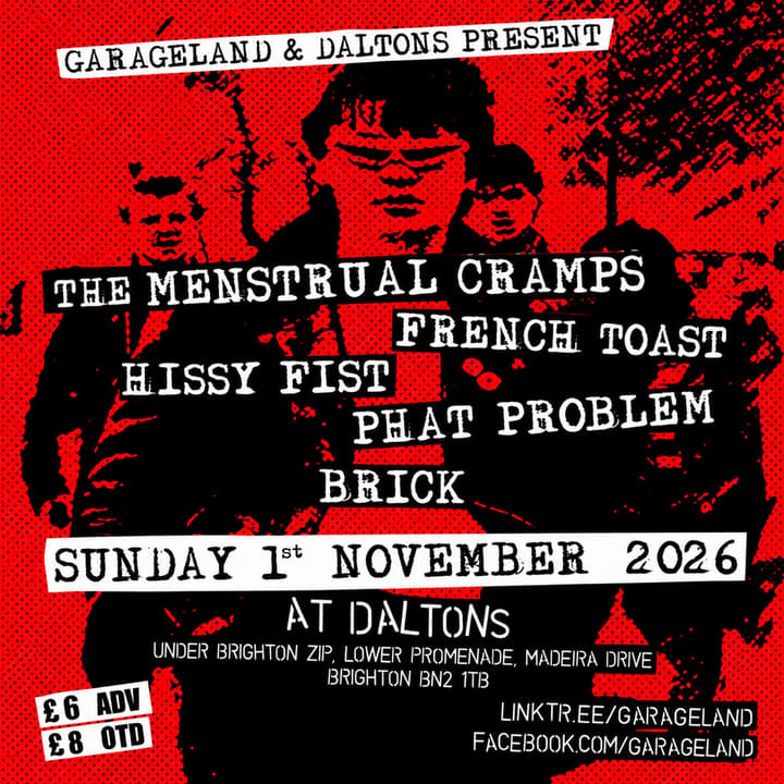 MENSTRUAL CRAMPS + FRENCH TOAST + HISSY FIST + PHAT PROBLEM + [BRICK]