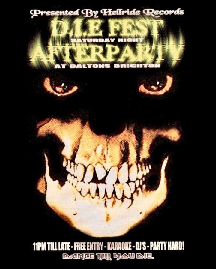 DIE FEST AFTERSHOW PARTY **FREE ENTRY**