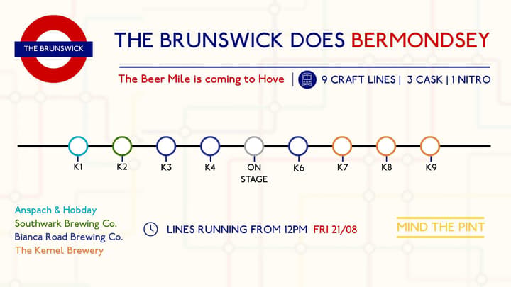 Brunswick Does Bermondsey - Tap Takeover