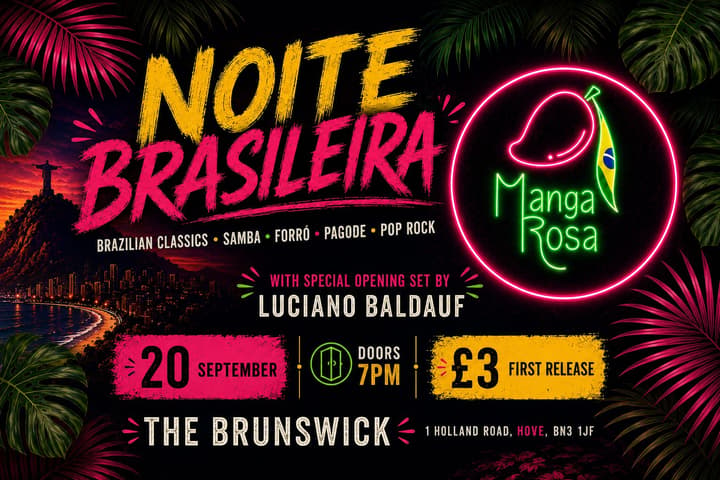 NOITE BRASILEIRA (MUSICA AO VIVO COM "MANGA ROSA” BANDA)