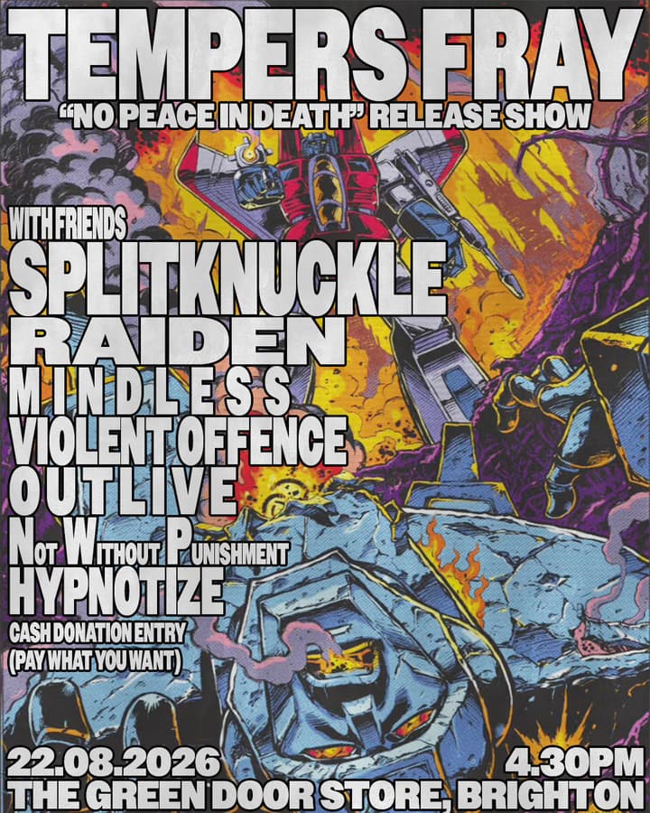 Tempers Fray ‘No Peace In Death’ Release Show