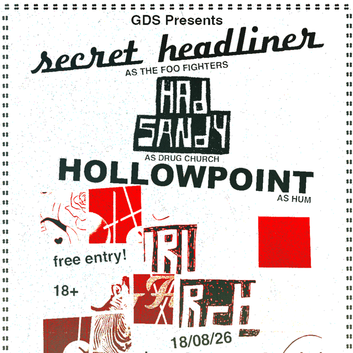 Covers Night! Secret Headliner + Had Sandy + Hollowpoint