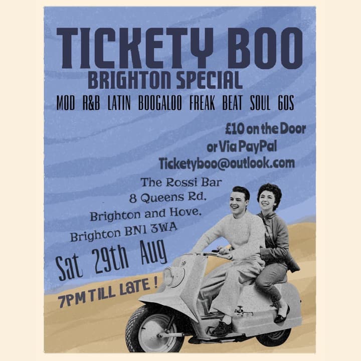 Tickety Boo – Mod Weekender Special