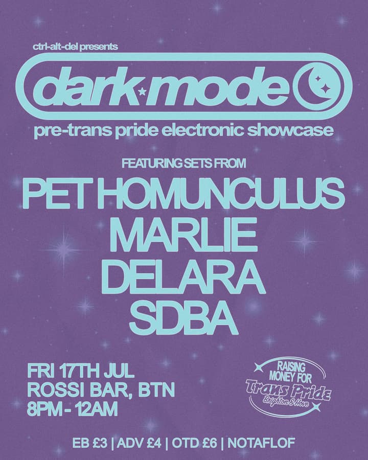 Ctrl Alt Del: Dark Mode – Pre-Trans Pride Electronic Showcase