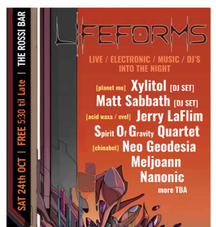 Lifeforms – Live / Electronic / Music / DJs into the Night