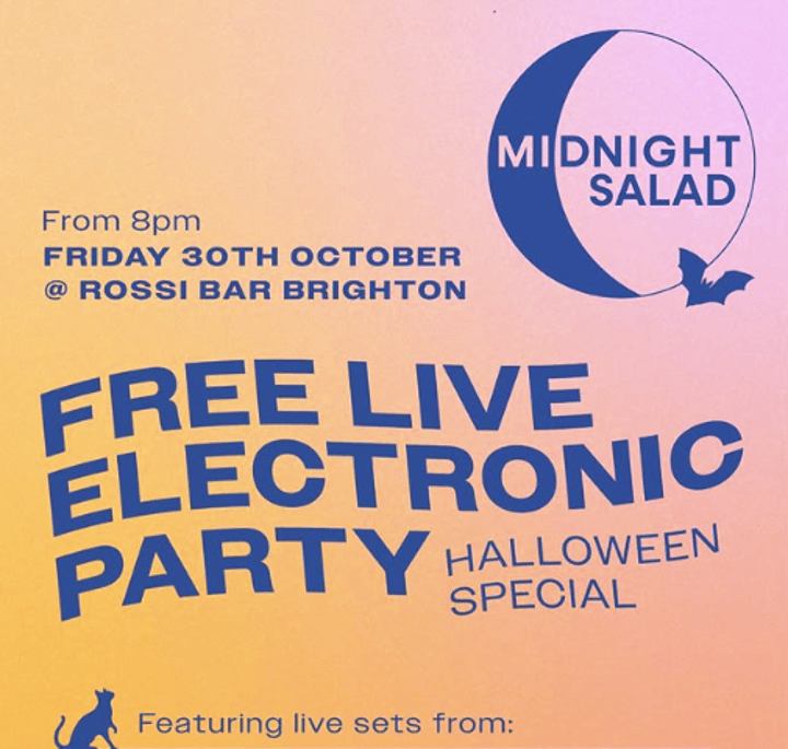 Midnight Salad: Halloween Special Free Live Electronic Party