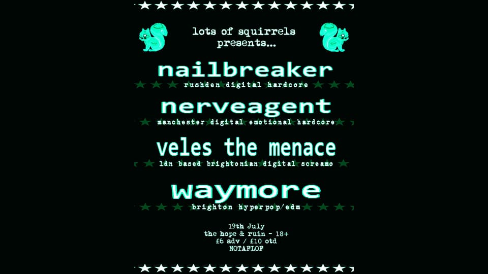 Nailbreaker + Nerveagent + Veles The Menace + Waymore