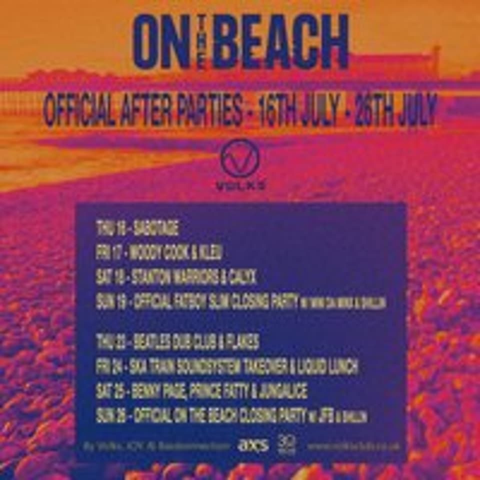 On the Beach Official Afterparty - Stanton Warriors & Calyx